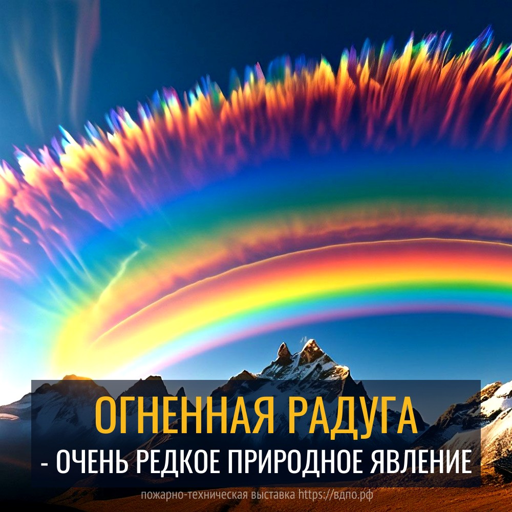 Огненная радуга - очень редкое природное явление   Округло-горизонтальная дуга («огненная радуга»)  — один из видов гало,......