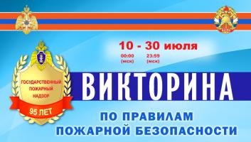 10 июля на портале вдпо.рф стартует викторина по пожарной безопасности